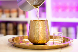 Gold Hammered Soy Candle
