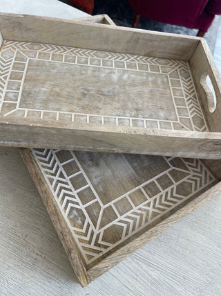 Etched Wood Trays