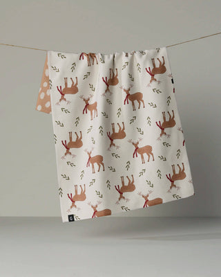 Winter Reindeer Luxe Kitchen Towel - Holiday 2026