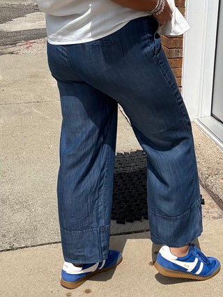 Pull on Wide Leg Pants Crenshaw