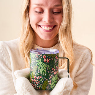 Insulated Mug-Jolly Sprig Green