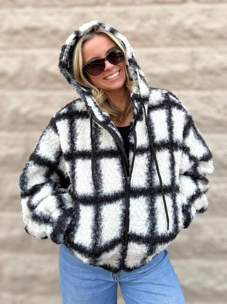 Zip up Hoodie Plaid by Liverpool