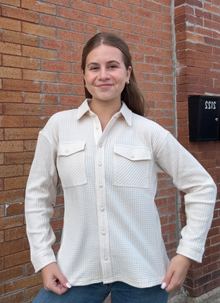Cake Batter Button Down