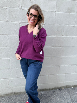 Plum Sweater