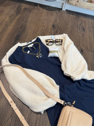Marley Dolman Sleeve Cardi Ivory