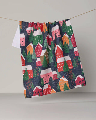 Alpine Village Tea Towel - Holiday 2026