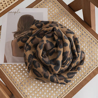 Daily Essential classic Leopard Scarf-74*23inch