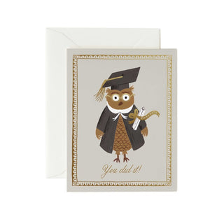 Congratulations Owl Gift Card by Rifle