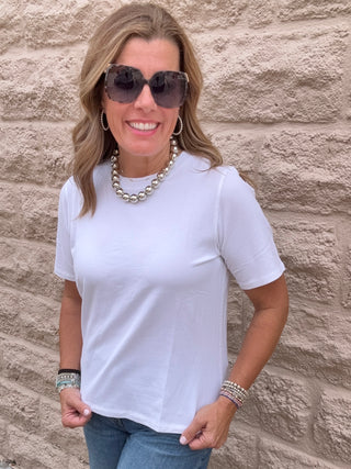 Classic Boxy Fit Tee White