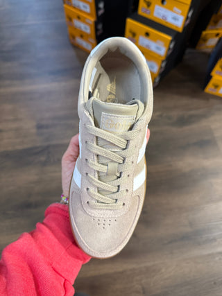 Women's Grandslam Bone/ Off White Suede Sneaker Gola
