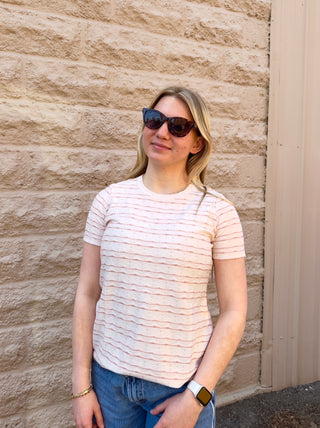 Short Sleeve Crewneck Tee Pink by Liverpool