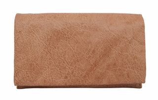 Eloise Handcrafted Leather Wallet: Brown