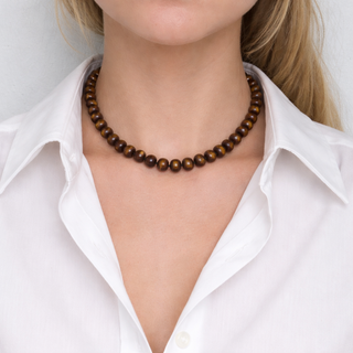 Refined Stone Bead Necklace – Timeless Everyday Accent