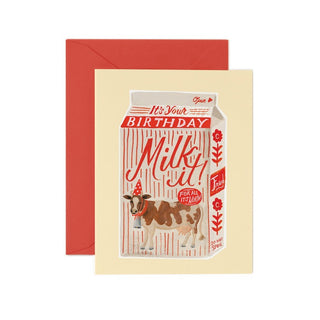 Milk It Birthday Card by Rifle