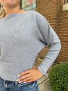 Dolman Sweater Heather Gray