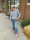 Dolman Sweater Heather Gray