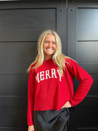 Sienna Sweater Red Merry