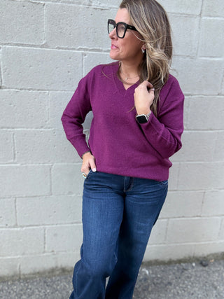 Plum Sweater