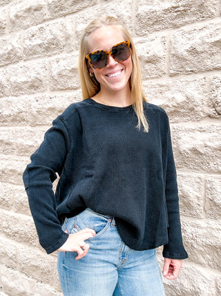 Harlow in Washed Black