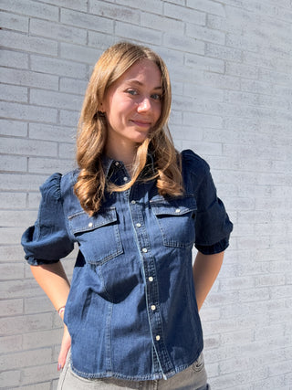 Antonia in Dark Cobalt