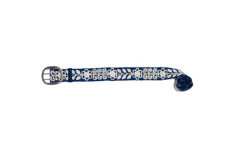 Tess Hand Embroidered Belt: Medium