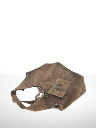 Giannina 221024 Suede Leather Shoulder Bag