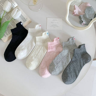 Wholesale Bow Embroidery Socks