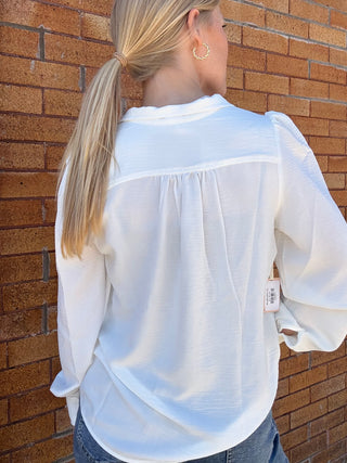 Off White Blouse