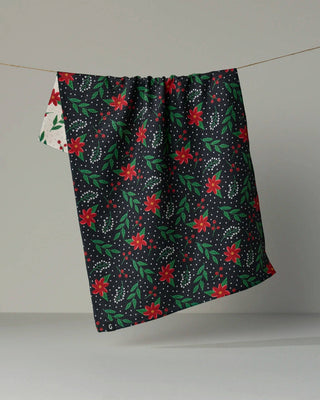 Winter Bloom Luxe Kitchen Towel - Holiday 2026