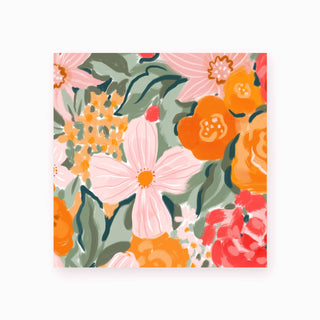 Chunky Match Box: Warm Painted Florals