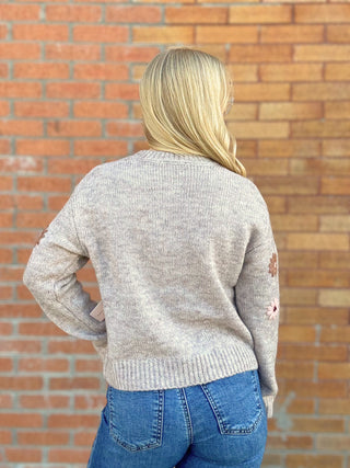 Floral Meadow Sweater