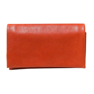 Eloise Handcrafted Leather Wallet: Brown