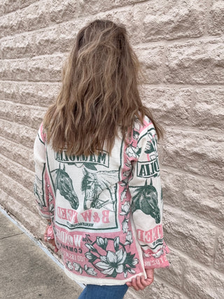 Boho Horse Lightweight Shacket