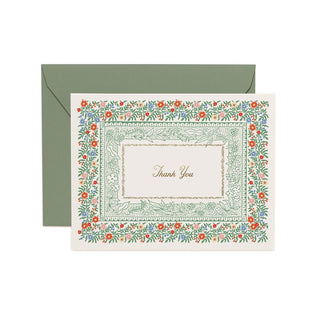Rosette Thank you Card by Rifle