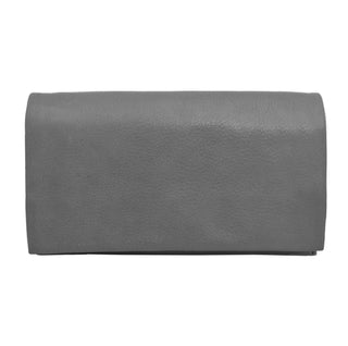 Eloise Handcrafted Leather Wallet: Charcoal