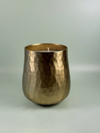 Gold Hammered Soy Candle
