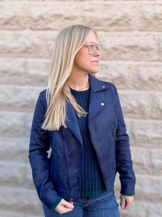 Moto Jacket Mystic Navy by Liverpool