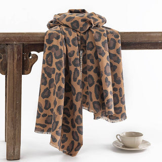 Daily Essential classic Leopard Scarf-74*23inch