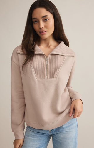 Sonata Fleece Sweatshirt Parchment