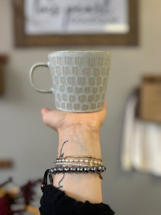 Sage Grey Stonewear Mug