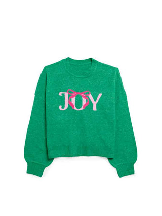 "JOY" SWEATERS,GREEN