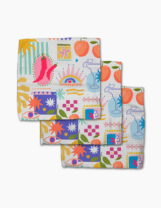 Italian Picnic Dishcloth Set