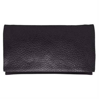 Eloise Handcrafted Leather Wallet: Black