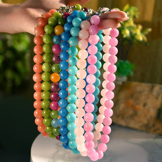 Natural Stone Beaded Necklace