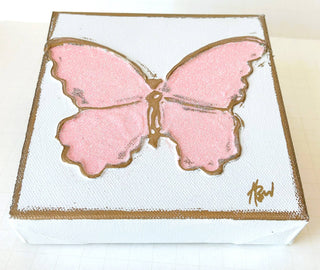 Glitter butterfly artwork