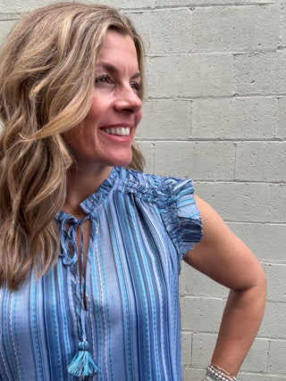 Flutter Sleeve Top