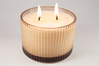 NEW ARRIVAL: Fluted Glass Soy Candle