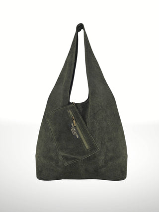 Giannina 221024 Suede Leather Shoulder Bag
