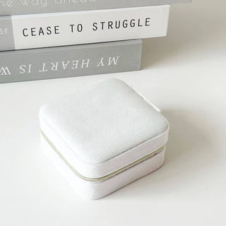 Portable Travel Box Case Velvet Jewelry Organizer