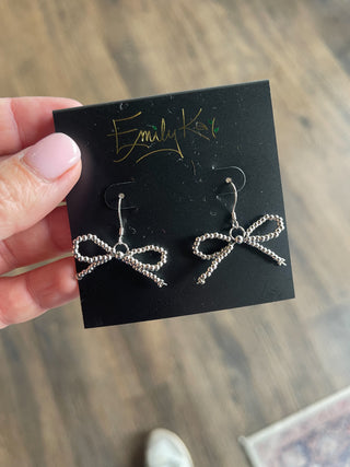 Bow Earrings by Emily Kai